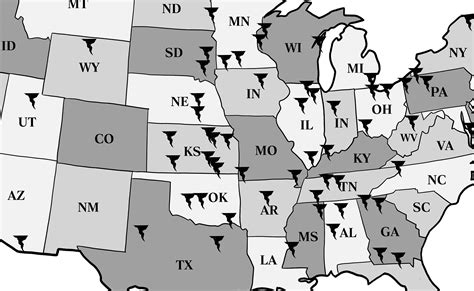 The Tornado Map You Never Knew You Needed - The Statesider