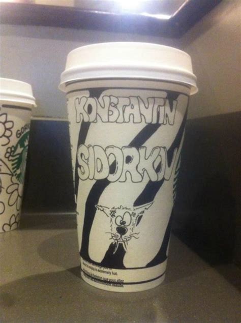 Will Still Get Your Name Wrong: Starbucks Employee Draws Gorgeous Cup ...