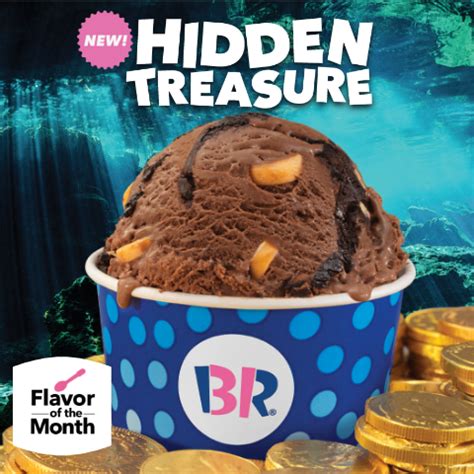 August Flavor of the Month, Hidden Treasure | Baskin-Robbins