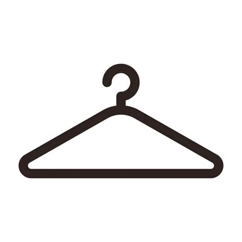 Clothes Hanger Closet Vector Icon Stock Vector Image by ©popicon #234086868