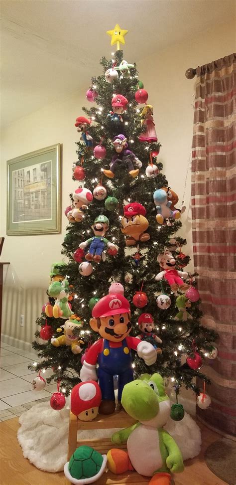 Mario Bros Theme Christmas Tree | Christmas fun, Holiday, Christmas