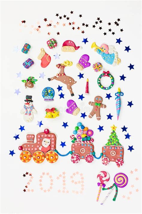 Santa Reindeer Snowman Train Stock Illustrations – 182 Santa Reindeer ...