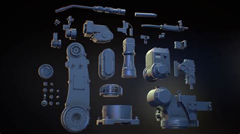 Industrial Welding Arm Hires 3D model | CGTrader