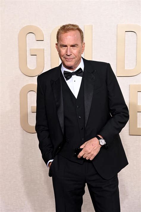 Kevin Costner Attends 2024 Golden Globes After Missing Ceremony 1 Year Prior