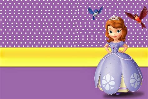 Pin de Jessica O'Bryan en Disney characters | Invitaciones para imprimir gratis, Princesa sofía ...