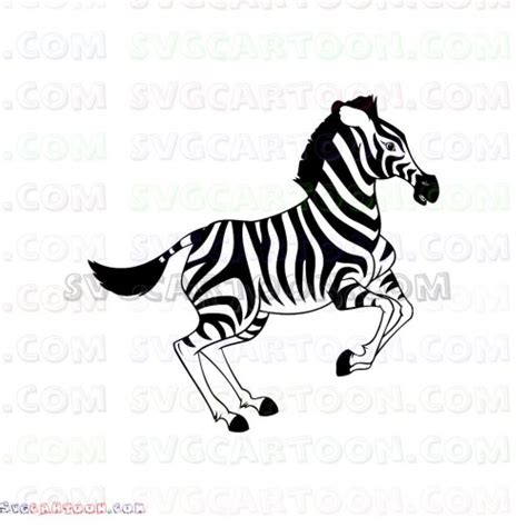 zebra the lion king svg dxf eps pdf png