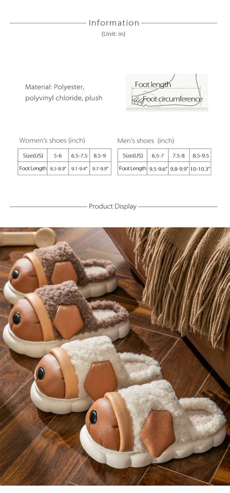 Cute Animal Slippers - Polyester - Plush - 6 Sizes Available - ApolloBox