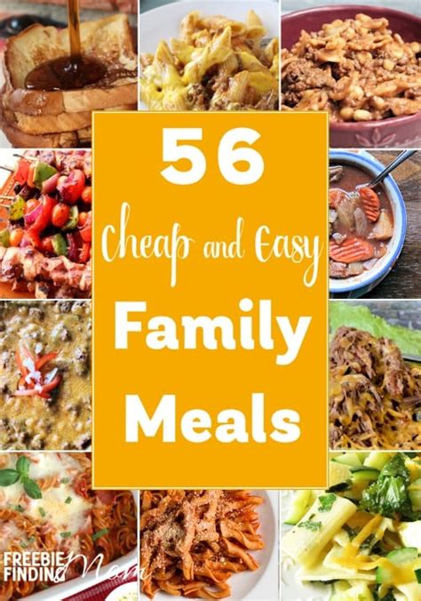 56 Cheap and Easy Family Meals | Breakfast, Lunch & Dinner Recipes