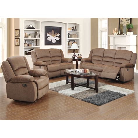 US Pride Furniture Dallas Contemporary 3-piece Fabric Reclining Sofa ...