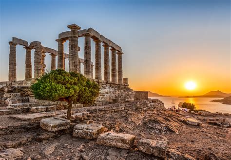 Sunset Honeymoon-Temple of Poseidon Private Tour | Olive Sea Travel