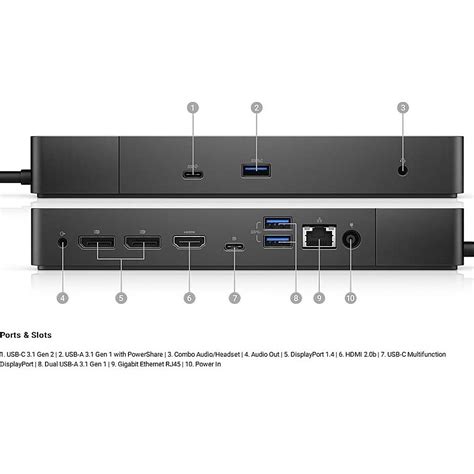 Best Buy: Dell Performance Dock WD19DC Black WD19DC