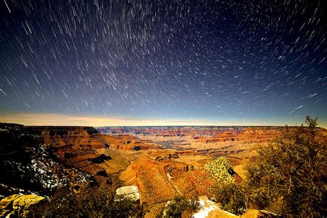 Star Trails Over Grand Canyon Photograph by Surjanto Suradji - Fine Art ...