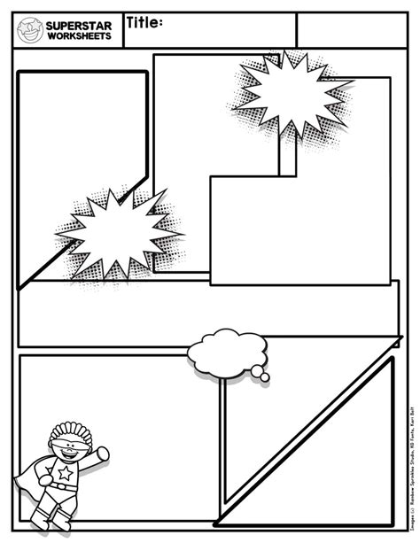 5 Frame Comic Strip Template | Webframes.org