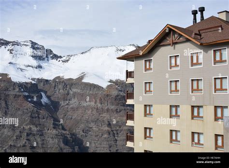 Ski resort in Santiago Chile Stock Photo - Alamy