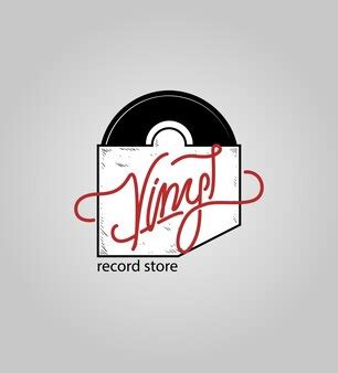 Premium Vector | Vinyl record logo