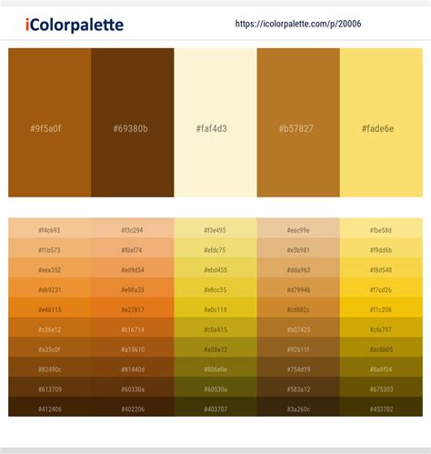 1 Latest Color Schemes with Citrine White And Marigold Color tone ...