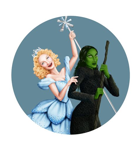 Glinda & Elphaba on Behance