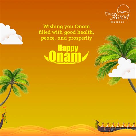 On the colorful occasion of Onam, The Resort wishes you all bountiful ...