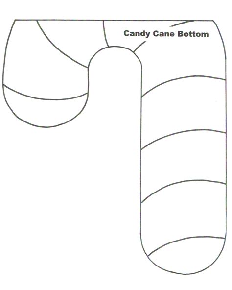 Free Candy Cane Template Printable - Free Printable