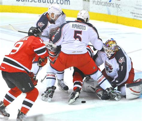 Falcons fall to Albany Devils, 5-2 before 5,969 at MassMutual Center ...