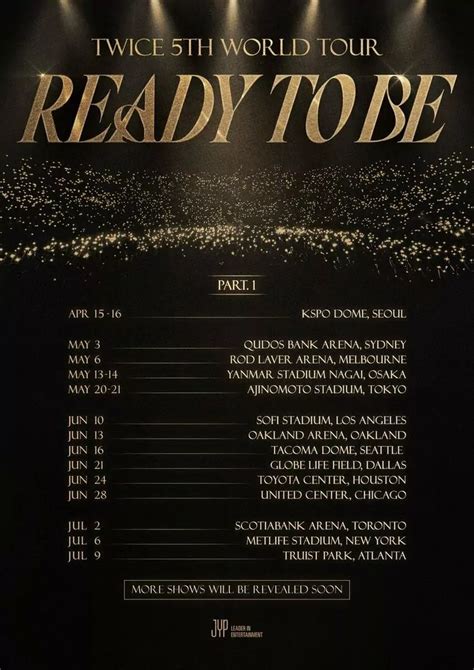 TWICE announce Part 1 of READY TO BE World Tour 2023 – concerts in