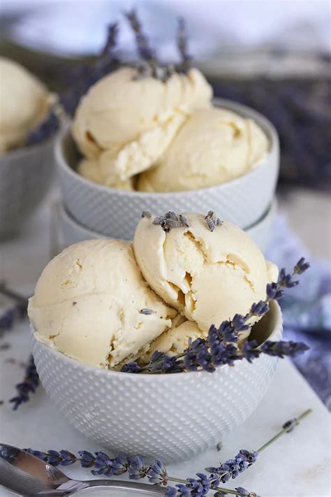 Lavender Vanilla Ice Cream Recipe - The Suburban Soapbox