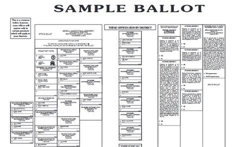 See every county’s sample ballot ahead of Nov. 3 election