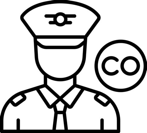 Male Co Pilot Icon Style 20879350 Vector Art at Vecteezy