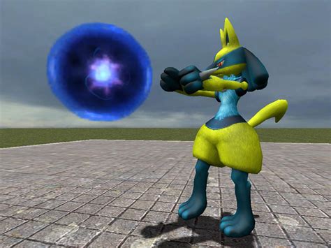 Lucario use Aura Sphere by SilverSpiritUK on DeviantArt