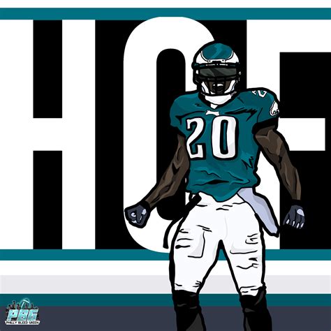 Brian Dawkins Hall of Fame Illustration on Behance