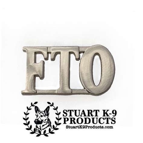 FTO - Field Training Officer Pin – StuartK9Products