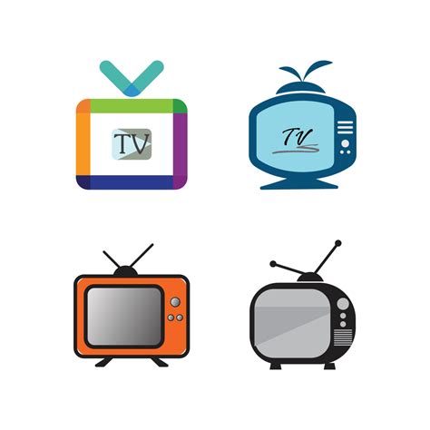 TV logo design 8349489 Vector Art at Vecteezy