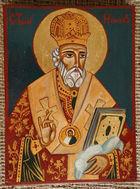 Saint Nicholas (small) Orthodox Icon - BlessedMart