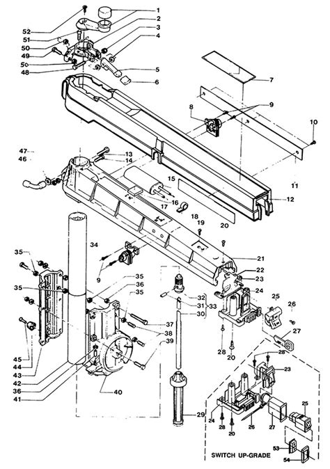 DeWalt DW1201----B Type 1 Radial Arm Saw Spare Parts - Part Shop Direct