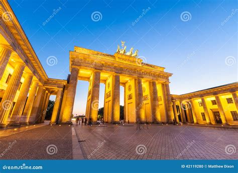 Brandenburger Tor (1788), Berlin, Deutschland Stockfoto - Bild von standort, sommer: 42119280
