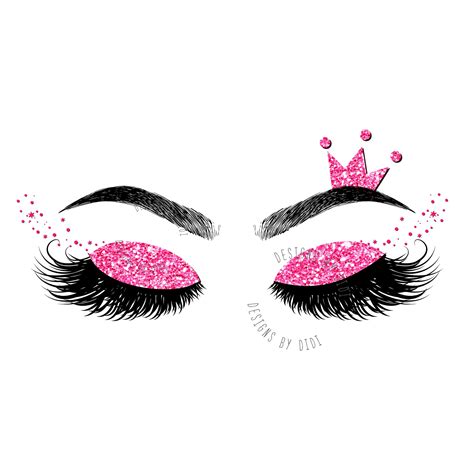 Glitter Eyelash Logo | ubicaciondepersonas.cdmx.gob.mx