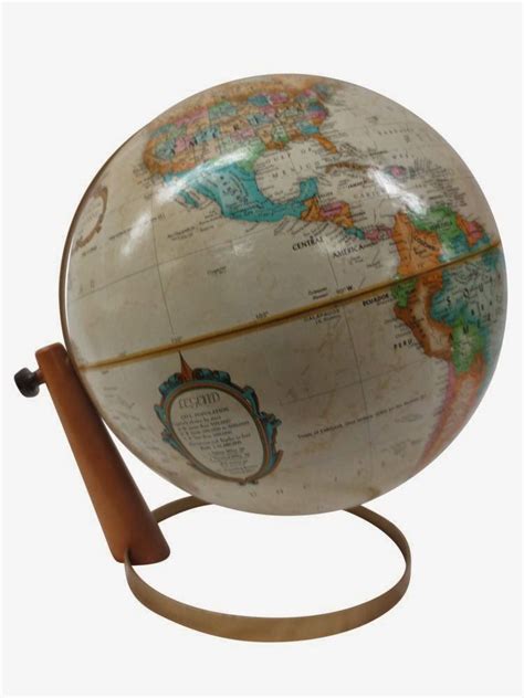 13909 Antiques: Replogle 16 inch Diameter Globe World Classic Series