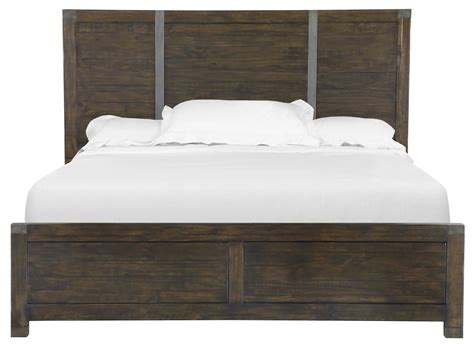 Belfort Select Pine Hill Bedroom PKGB3561Q Transitional Rustic Queen Panel Bed | Belfort ...