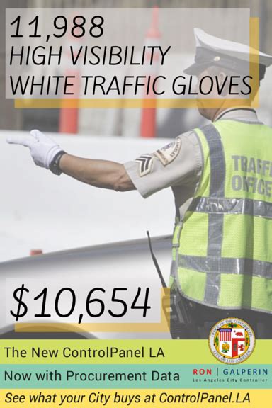 High Visibility White Traffic Gloves – ProcureLA