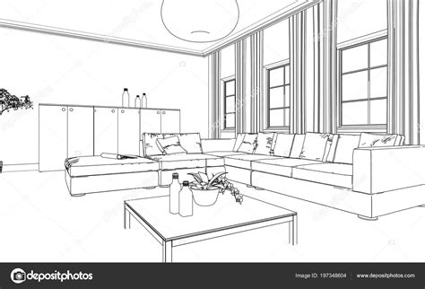 Living Room Interior Design Drawing | Psoriasisguru.com