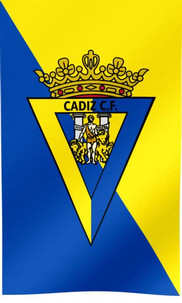 Cádiz CF Fan Flag (GIF) - All Waving Flags