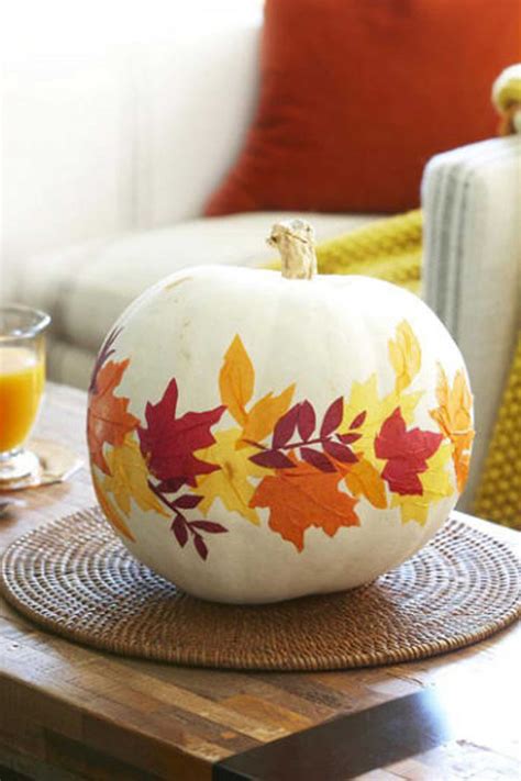 39 Best Leaf Craft Ideas to Help You Fall Into the Season | Pumpkin halloween decorations ...