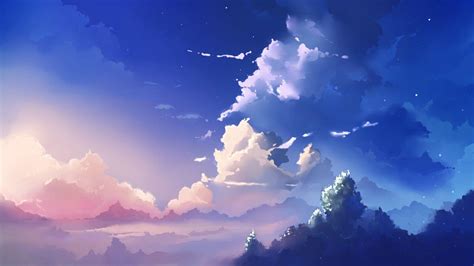 Blue Anime Scenery Wallpapers - Top Free Blue Anime Scenery Backgrounds - WallpaperAccess