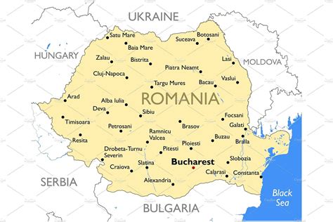 Romania Map Europe - Share Map