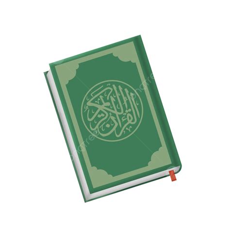 Al Quran PNG Image, Al Quran Cartoon, Green Al Quran Cartoon, Alquran ...