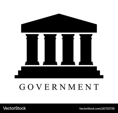 Government icon Royalty Free Vector Image - VectorStock