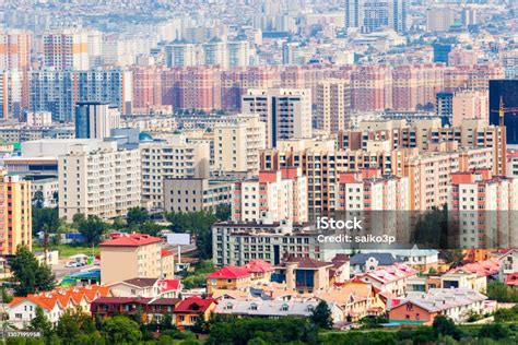 Ulaanbaatar Aerial View Mongolia Stock Photo - Download Image Now - Aerial View, Asia, Building ...