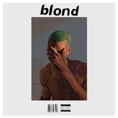 A drawing I did of the blonde album cover : r/FrankOcean