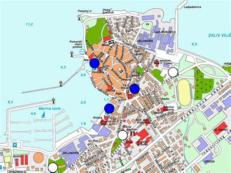 Izola Slovenia Parking map - Izola Slovenia • mappery