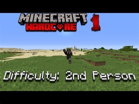 Minecraft, But I'm Stuck in 2nd Person - Episode 1 - YouTube